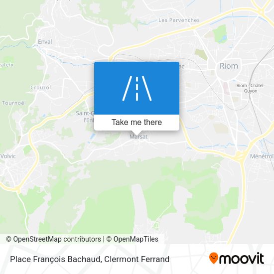 Place François Bachaud map