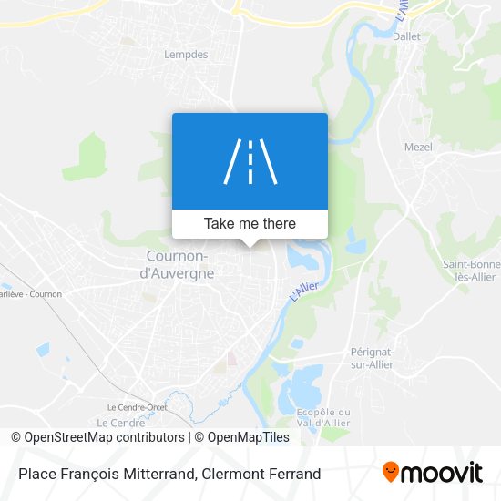 Place François Mitterrand map