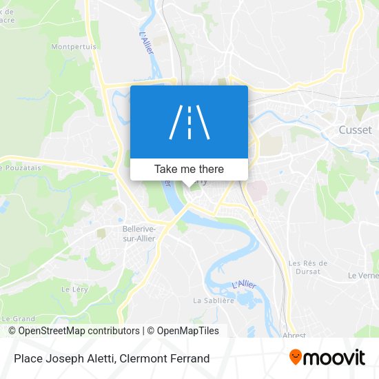Place Joseph Aletti map