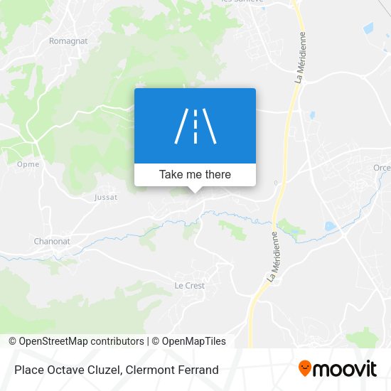 Place Octave Cluzel map