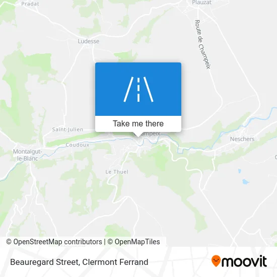 Rue De Beauregard map