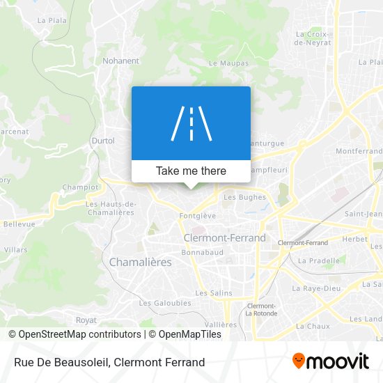 Rue De Beausoleil map