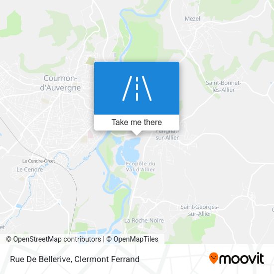 Rue De Bellerive map