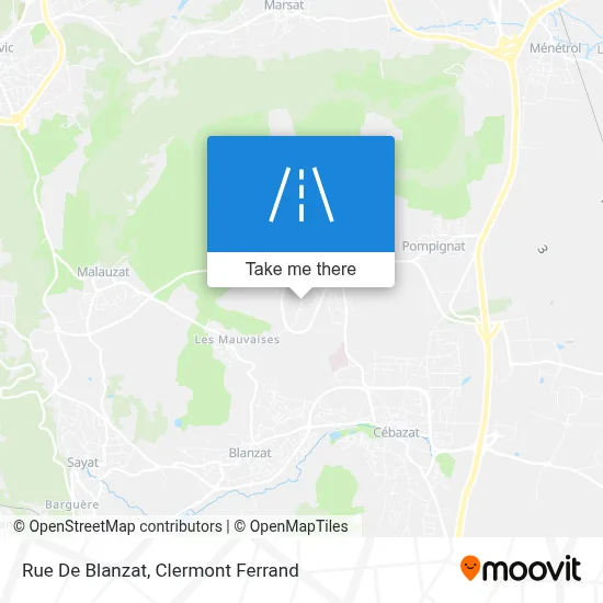 Rue De Blanzat map