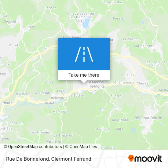 Rue De Bonnefond map