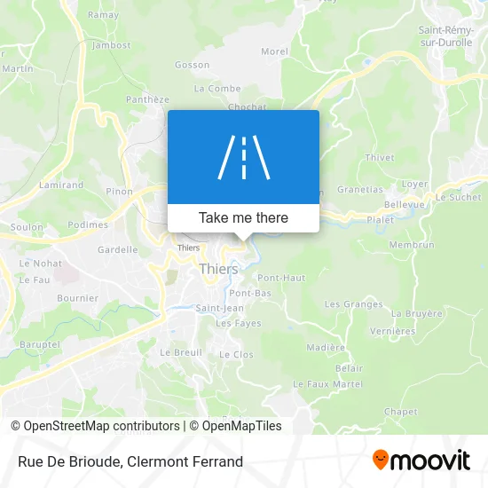 Rue De Brioude map