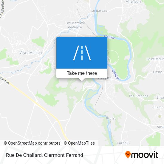 Rue De Challard map