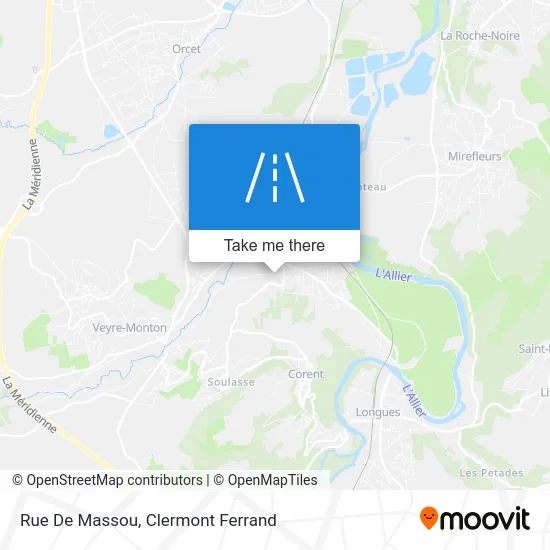 Rue De Massou map