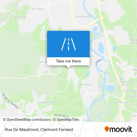 Rue De Maulmont map