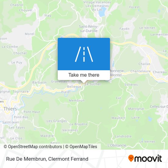 Rue De Membrun map