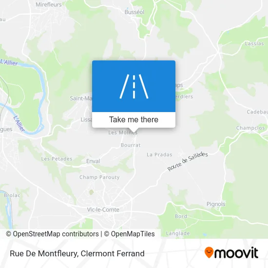 Rue De Montfleury map