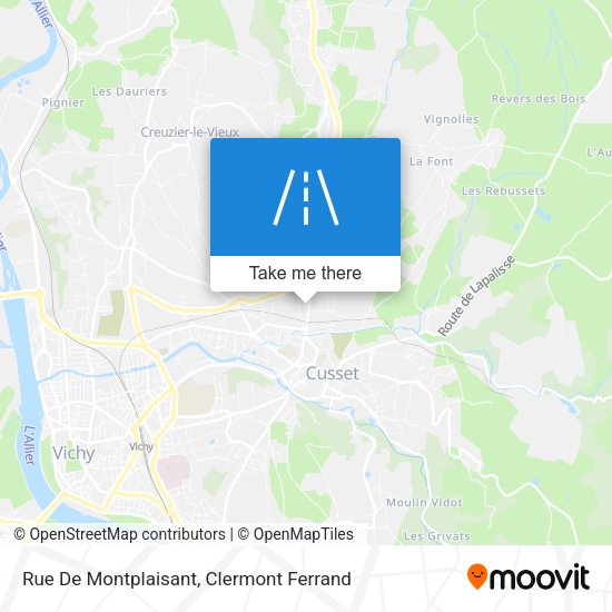 Rue De Montplaisant map