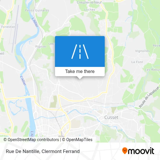 Rue De Nantille map