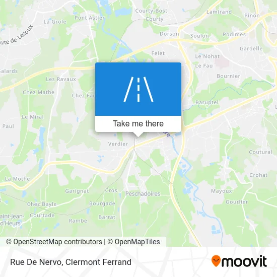 Rue De Nervo map