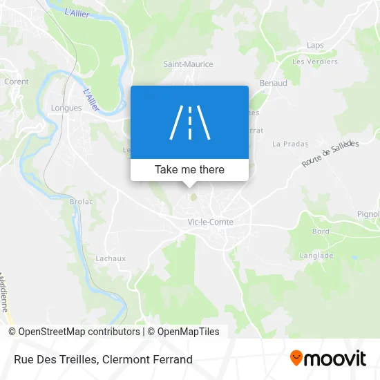 Rue Des Treilles map