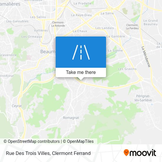 Rue Des Trois Villes map