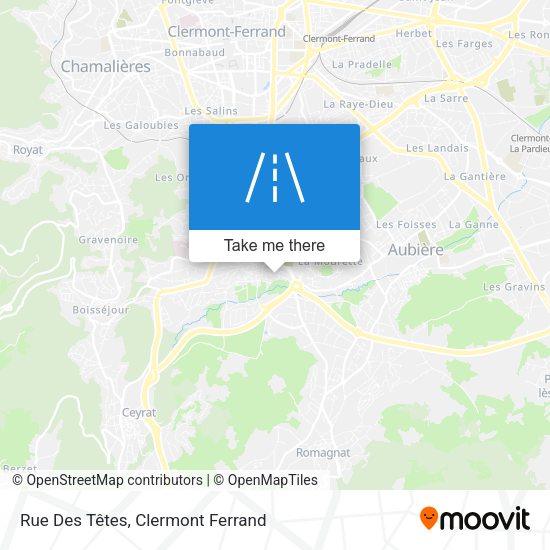 Rue Des Têtes map