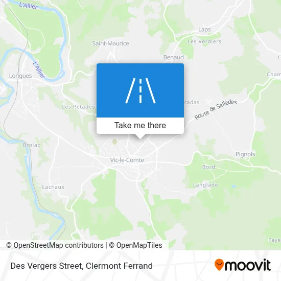 Rue Des Vergers map