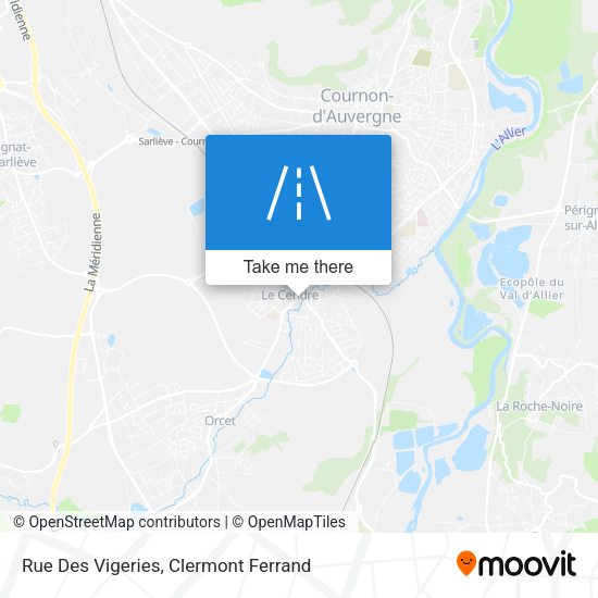 Rue Des Vigeries map