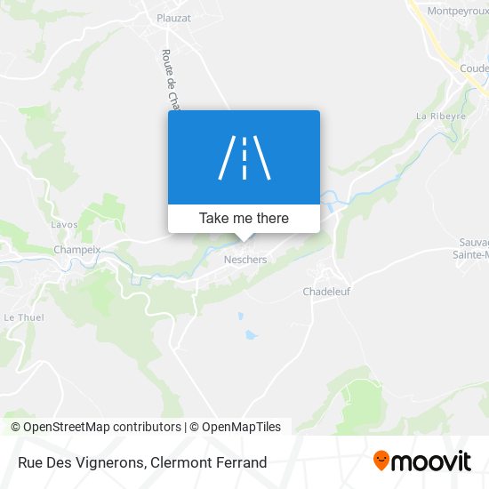 Rue Des Vignerons map