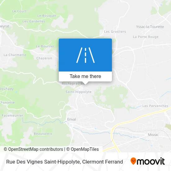 Rue Des Vignes Saint-Hippolyte map