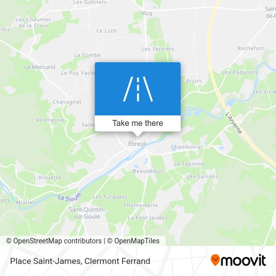 Place Saint-James map