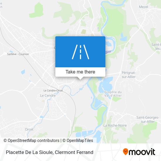 Placette De La Sioule map