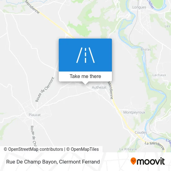 Rue De Champ Bayon map