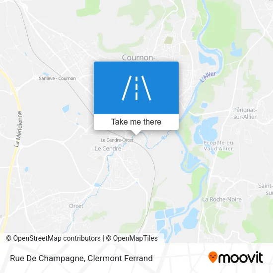 Rue De Champagne map