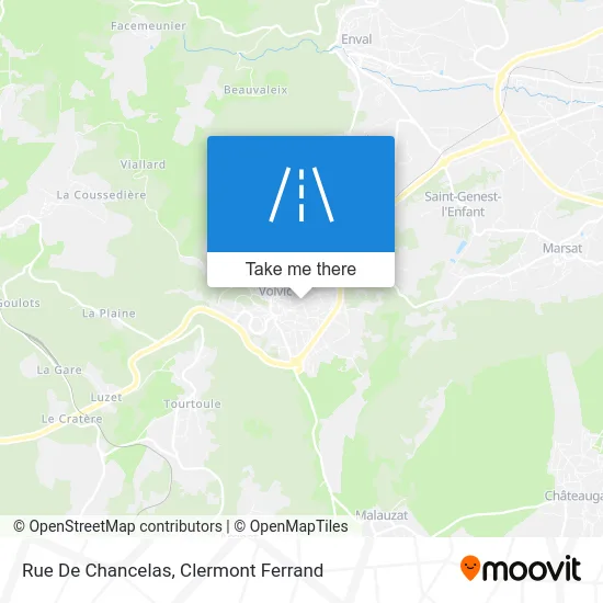 Mapa Rue De Chancelas