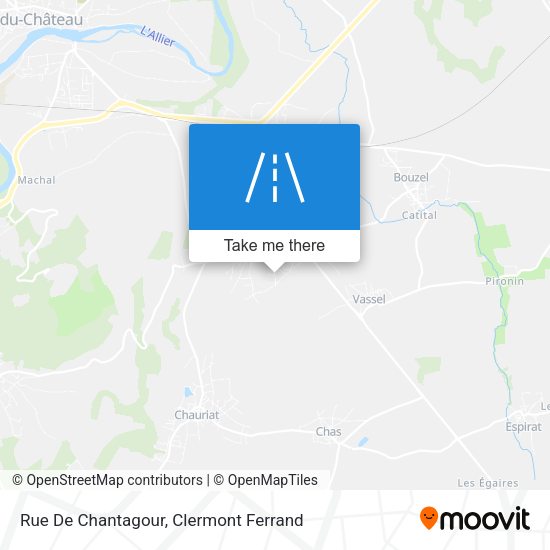 Rue De Chantagour map