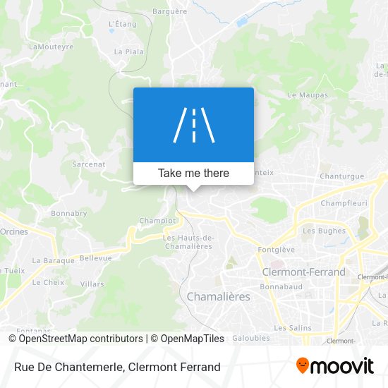 Rue De Chantemerle map