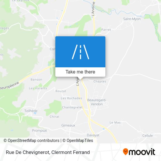 Rue De Chevignerot map