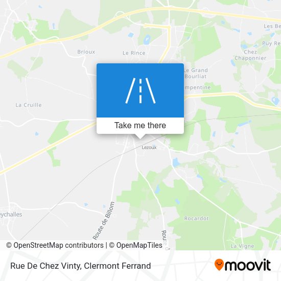 Rue De Chez Vinty map