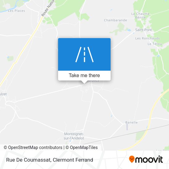 Rue De Coumassat map
