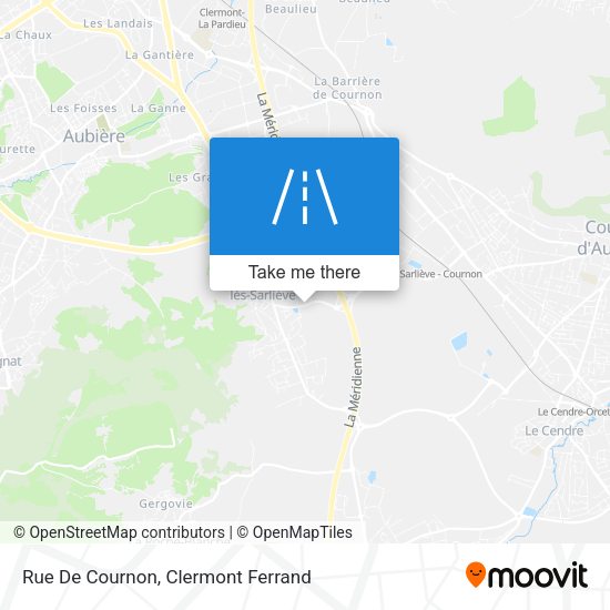 Rue De Cournon map