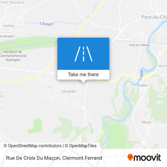 Rue De Croix Du Maçon map