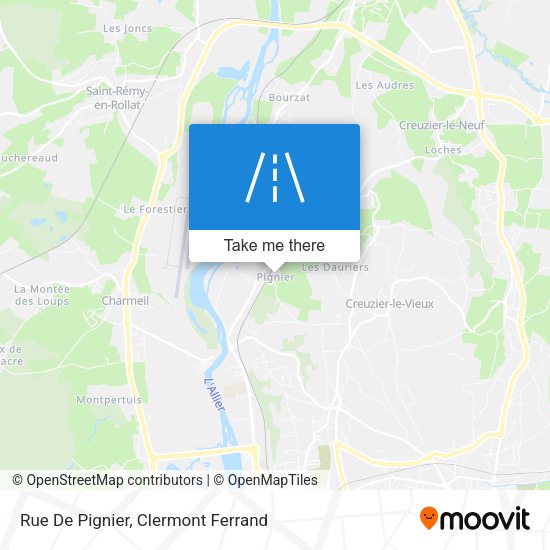 Rue De Pignier map
