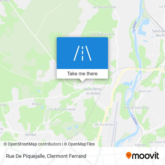 Rue De Piquejalle map