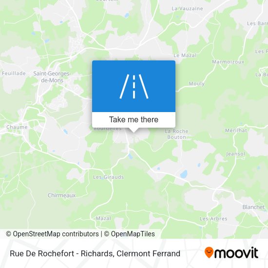 Rue De Rochefort - Richards map