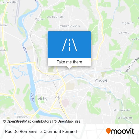 Rue De Romainville map