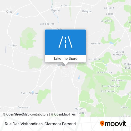 Rue Des Visitandines map
