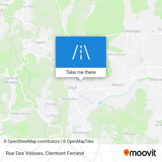 Rue Des Voisses map