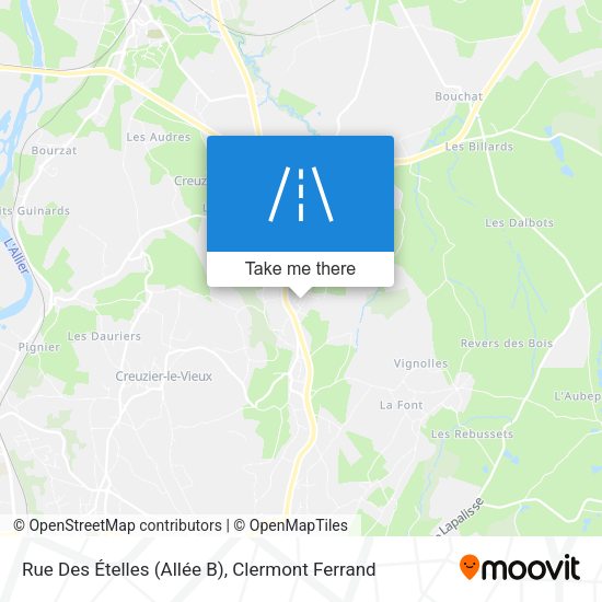 Rue Des Ételles (Allée B) map