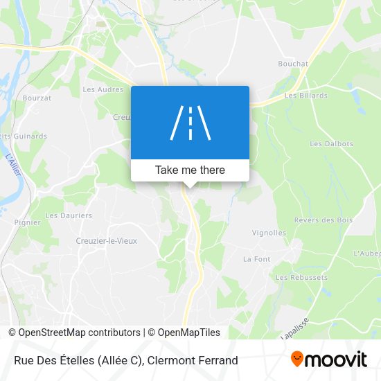 Rue Des Ételles (Allée C) map