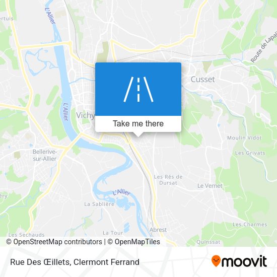 Rue Des Œillets map