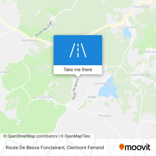 Route De Besse Fonclairant map