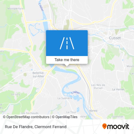 Rue De Flandre map
