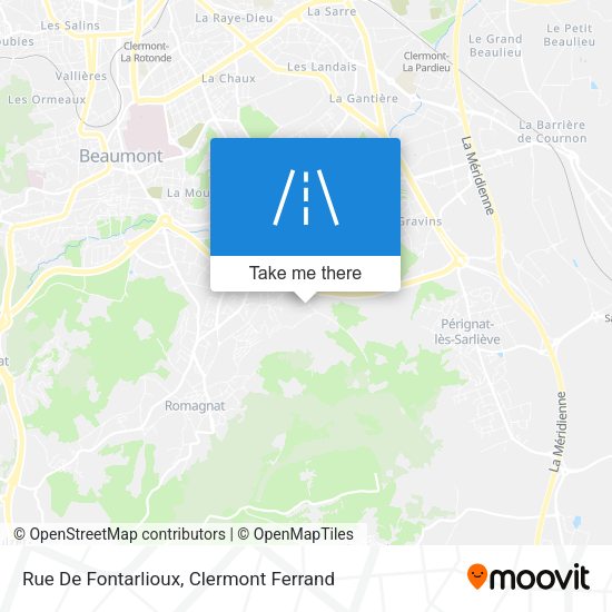 Rue De Fontarlioux map