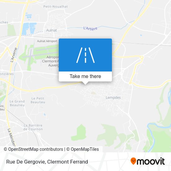 Rue De Gergovie map